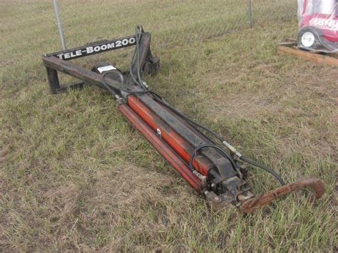 skid steer lifting boom|sheyenne teleboom.